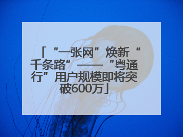 “一张网”焕新“千条路”——“粤通行”用户规模即将突破600万