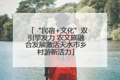 “民宿+文化”双引擎发力 农文旅融合发展激活天水市乡村游新活力