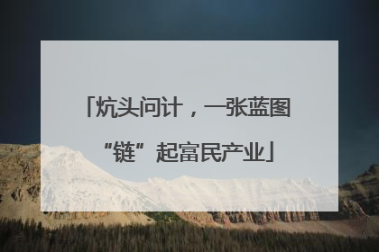 炕头问计，一张蓝图“链”起富民产业