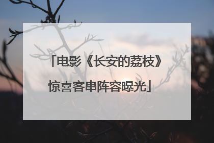 电影《长安的荔枝》惊喜客串阵容曝光