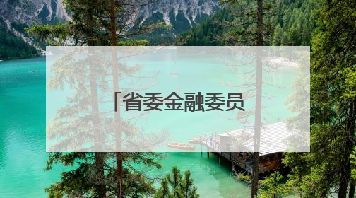省委金融委员会召开会议