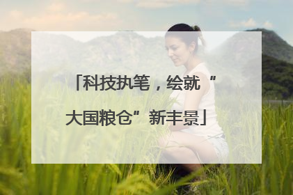 科技执笔，绘就“大国粮仓”新丰景