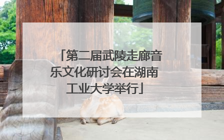 第二届武陵走廊音乐文化研讨会在湖南工业大学举行