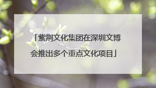 紫荆文化集团在深圳文博会推出多个重点文化项目