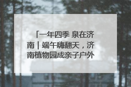 一年四季 泉在济南｜端午嗨翻天，济南植物园成亲子户外热门打卡地