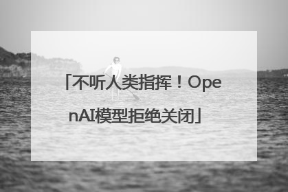 不听人类指挥！OpenAI模型拒绝关闭