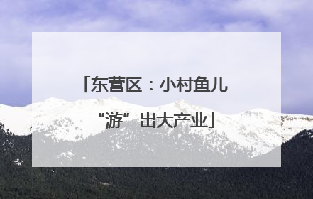 东营区：小村鱼儿“游”出大产业