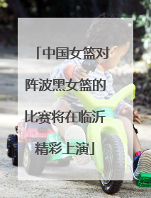 中国女篮对阵波黑女篮的比赛将在临沂精彩上演