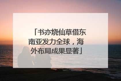 书亦烧仙草借东南亚发力全球，海外布局成果显著