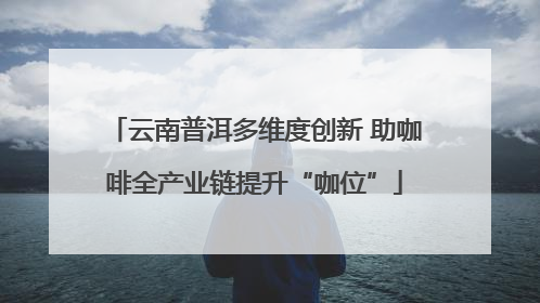 云南普洱多维度创新 助咖啡全产业链提升“咖位”