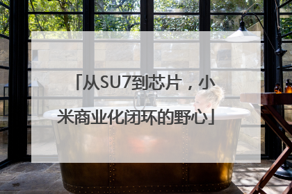 从SU7到芯片，小米商业化闭环的野心
