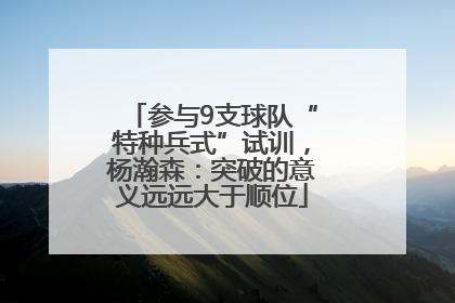 参与9支球队“特种兵式”试训，杨瀚森：突破的意义远远大于顺位