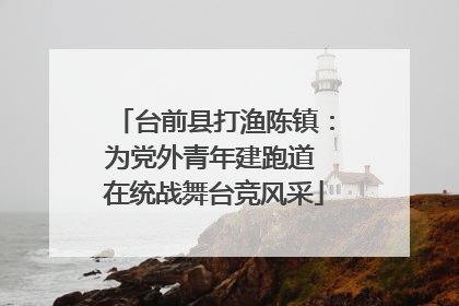 台前县打渔陈镇：为党外青年建跑道 在统战舞台竞风采
