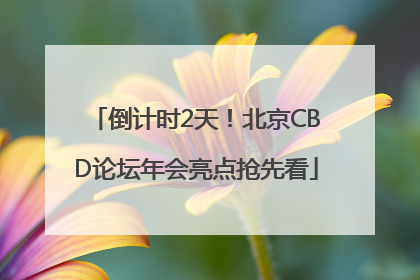 倒计时2天！北京CBD论坛年会亮点抢先看