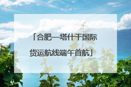 合肥—塔什干国际货运航线端午首航