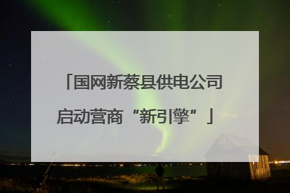 国网新蔡县供电公司启动营商“新引擎”