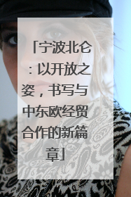 宁波北仑：以开放之姿，书写与中东欧经贸合作的新篇章