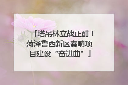 塔吊林立战正酣！菏泽鲁西新区奏响项目建设“奋进曲”