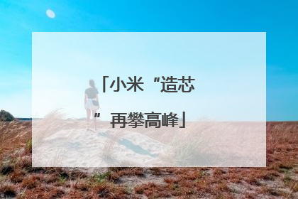 小米“造芯”再攀高峰
