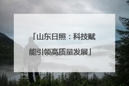 山东日照：科技赋能引领高质量发展