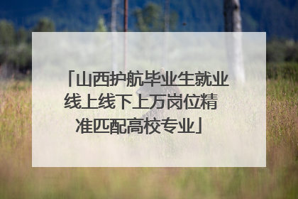 山西护航毕业生就业 线上线下上万岗位精准匹配高校专业