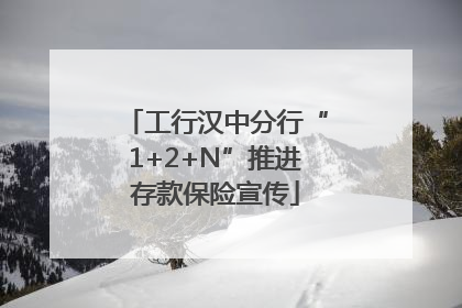 工行汉中分行“1+2+N”推进存款保险宣传