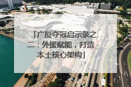 广厦夺冠启示录之二：外援赋能，打造本土核心架构