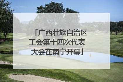 广西壮族自治区工会第十四次代表大会在南宁开幕