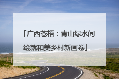 广西苍梧：青山绿水间绘就和美乡村新画卷