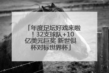 年度足坛好戏来啦！32支球队+10亿美元巨奖 新世俱杯对标世界杯