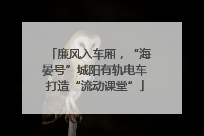 廉风入车厢，“海晏号”城阳有轨电车打造“流动课堂”