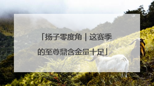 扬子零度角｜这赛季的至尊鼎含金量十足