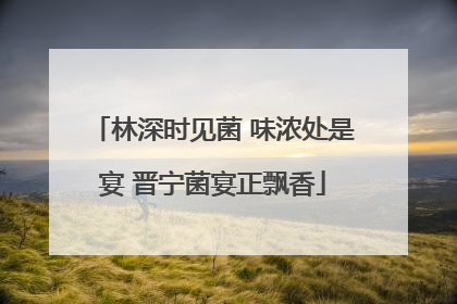林深时见菌 味浓处是宴 晋宁菌宴正飘香