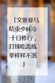 文班亚马结束少林寺十日修行，打球吃斋练拳样样不落