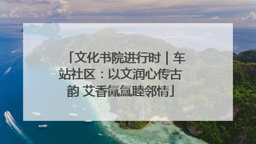文化书院进行时｜车站社区：以文润心传古韵 艾香氤氲睦邻情