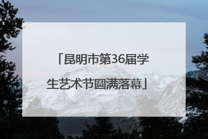 昆明市第36届学生艺术节圆满落幕