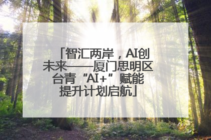 智汇两岸，AI创未来——厦门思明区台青“AI+”赋能提升计划启航