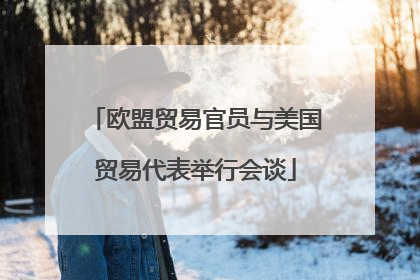 欧盟贸易官员与美国贸易代表举行会谈