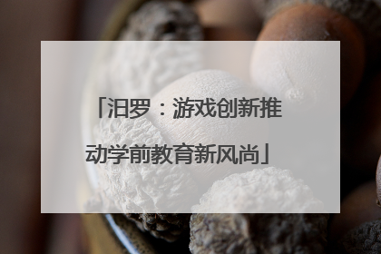 汨罗：游戏创新推动学前教育新风尚