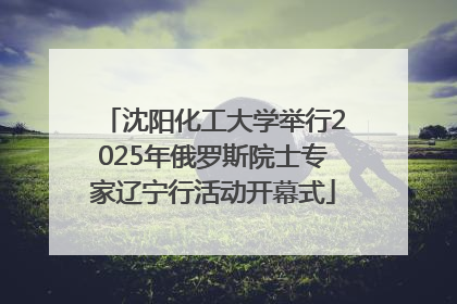 沈阳化工大学举行2025年俄罗斯院士专家辽宁行活动开幕式