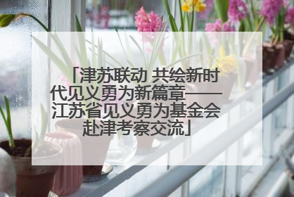 津苏联动 共绘新时代见义勇为新篇章——江苏省见义勇为基金会赴津考察交流