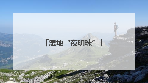 湿地“夜明珠”