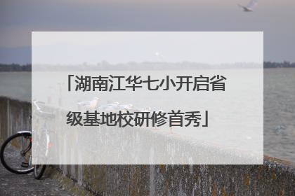 湖南江华七小开启省级基地校研修首秀