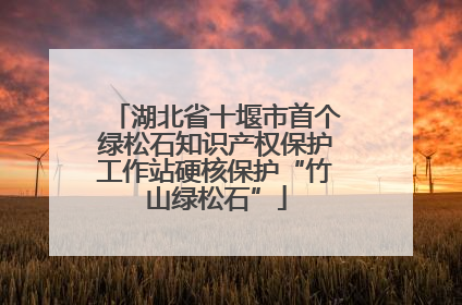 湖北省十堰市首个绿松石知识产权保护工作站硬核保护“竹山绿松石”