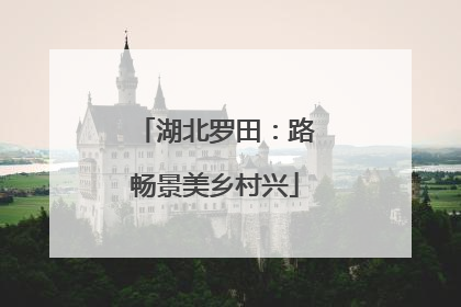 湖北罗田：路畅景美乡村兴