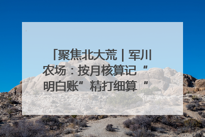 聚焦北大荒｜军川农场：按月核算记“明白账”精打细算“过紧日子”