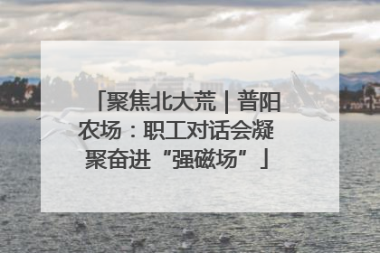 聚焦北大荒｜普阳农场：职工对话会凝聚奋进“强磁场”