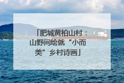 肥城黄柏山村：山野间绘就“小而美”乡村诗画