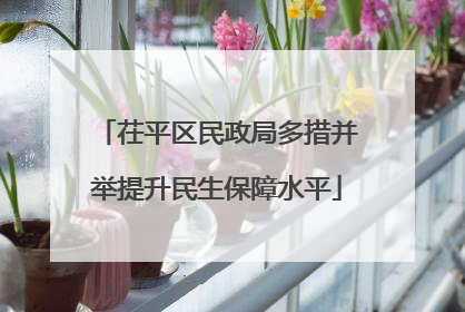 茌平区民政局多措并举提升民生保障水平