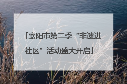 襄阳市第二季“非遗进社区”活动盛大开启